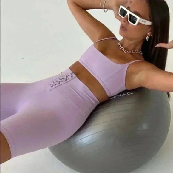 We Wore What Lace Up Biker Shorts - Picture 4 of 4